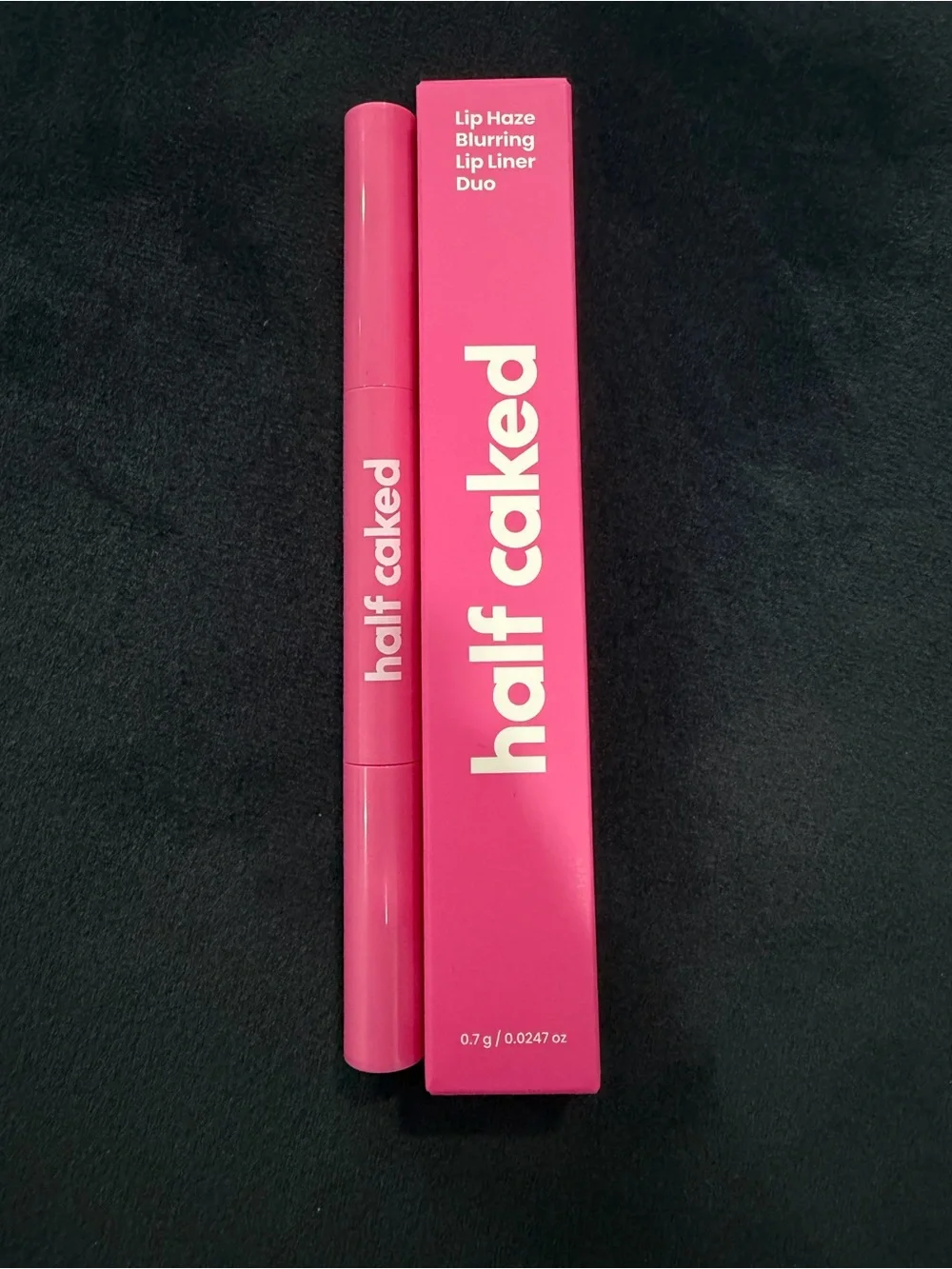 Half Caked Lip Haze Blurring Lip Liner Duo Pink Haze NIB